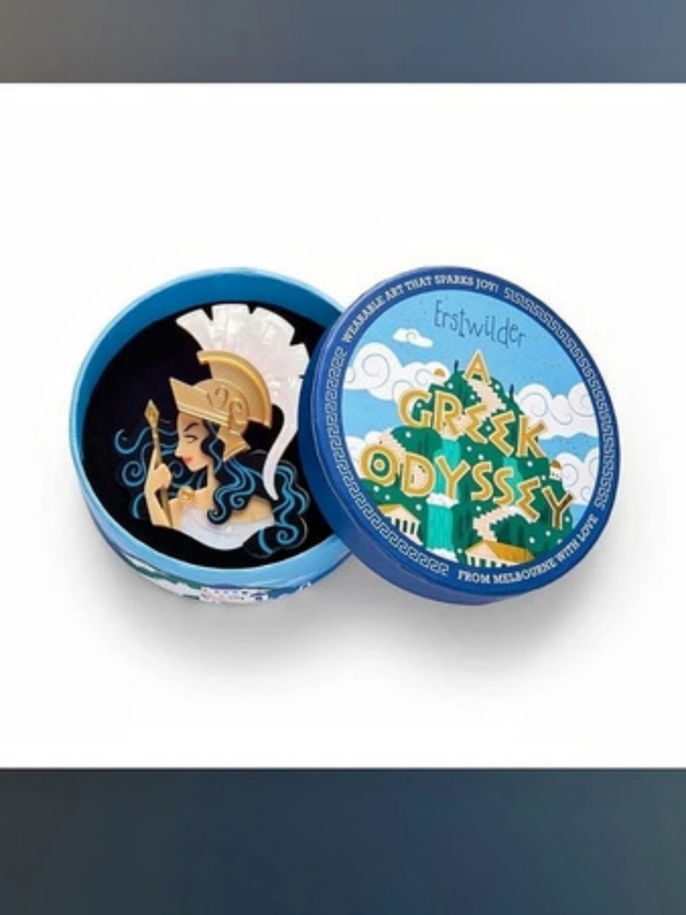 Erstwilder Divine Athena Brooch